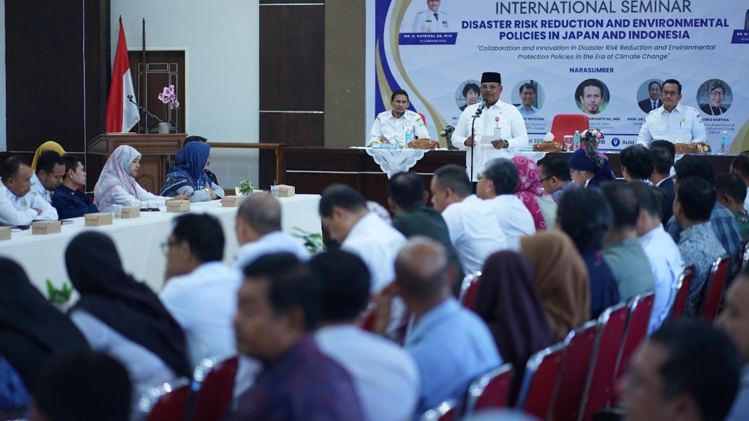 Seminar Internasional Kebijakan Pengurangan Risiko Bencana dan Lingkungan Di Jepang dan Indonesia